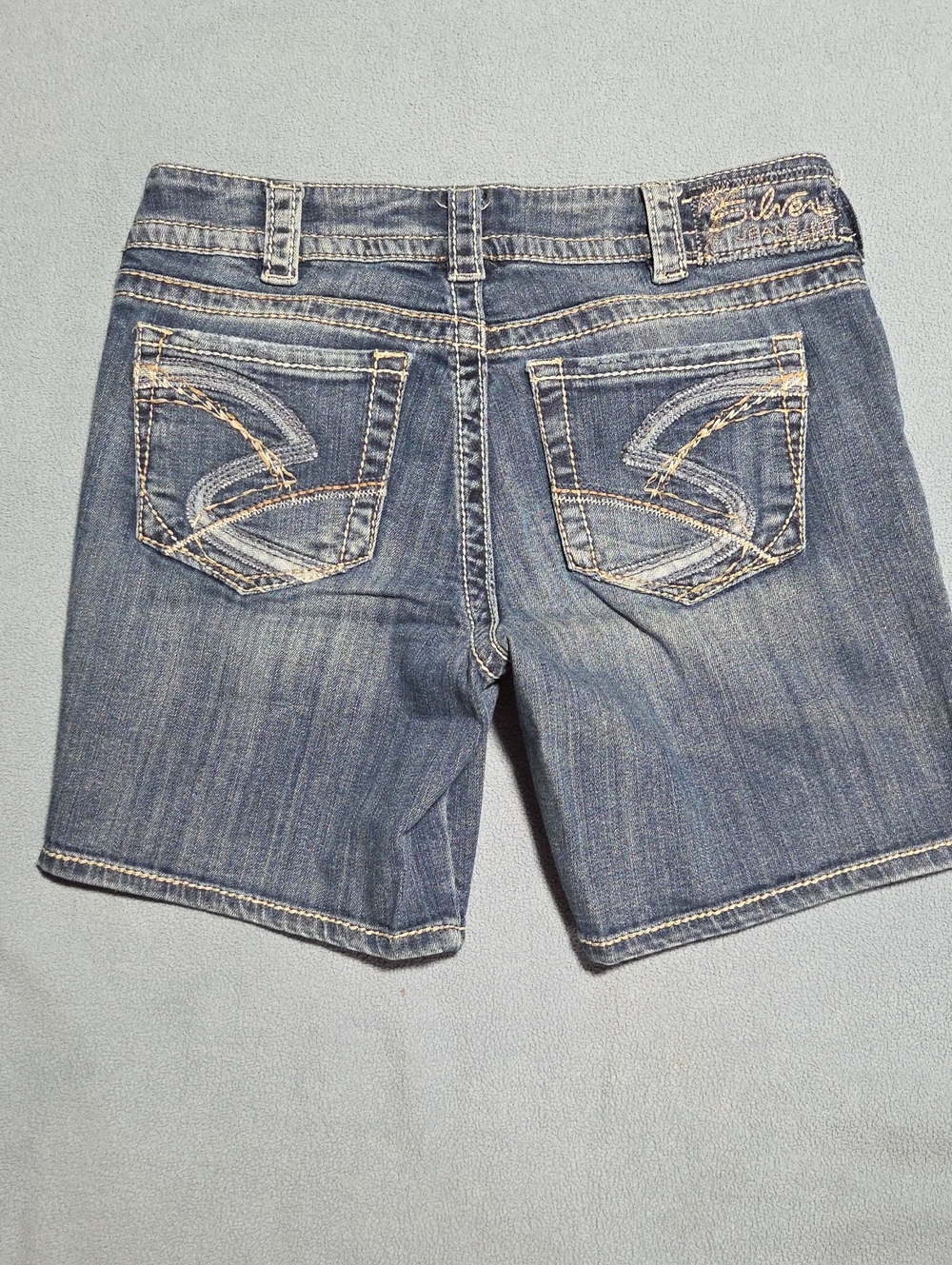Silver Jeans Medium Blue Denim Shorts